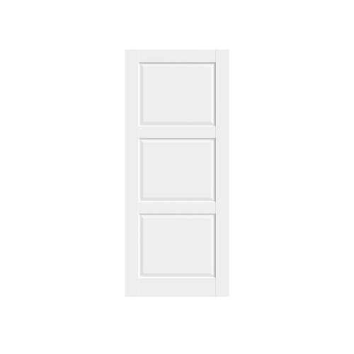 80" White Wood Slab Door