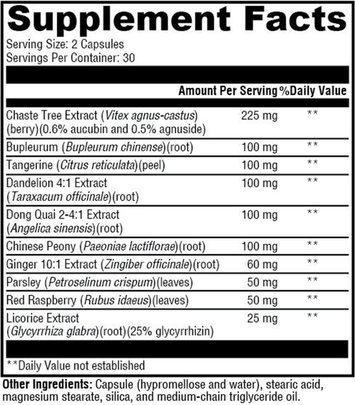 Tomorrow's Leaf Herbal PMS Relief