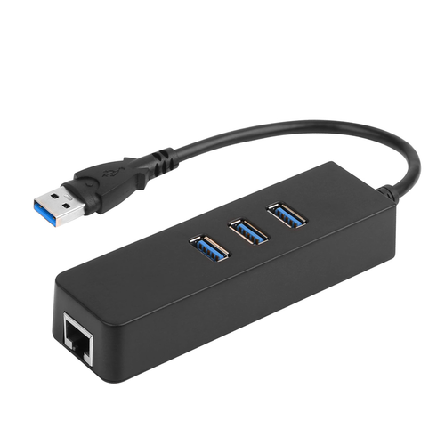 3 Ports USB 3.0 Hub Gigabit Ethernet Adapter