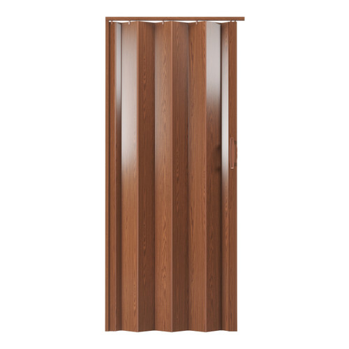 80" Walnut PVC Accordion Door