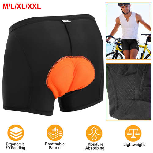 Men\'s Cycling Underwear Shorts 3D Padded Bike Underwear Shorts