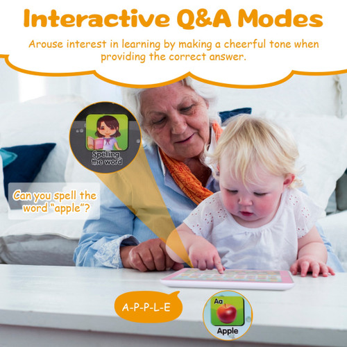 Kid Baby Toddler Tablet Toy Educational Learning 
