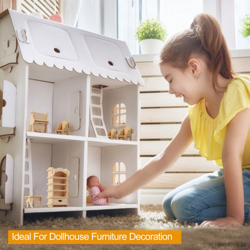 3D Wooden Dollhouse Furniture Puzzles 