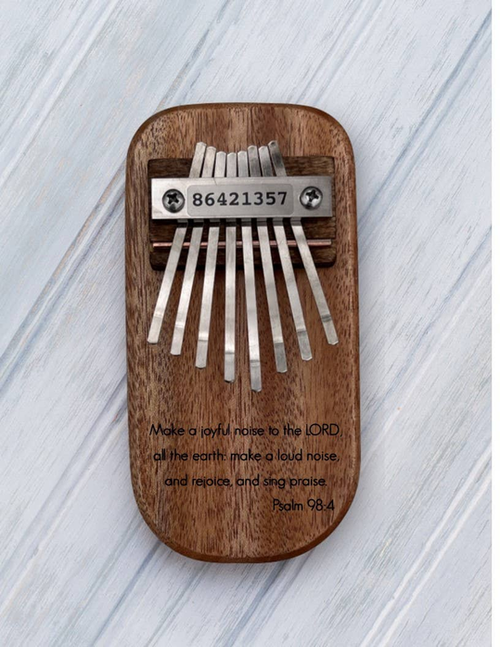 Psalm Engraved Thumb Piano