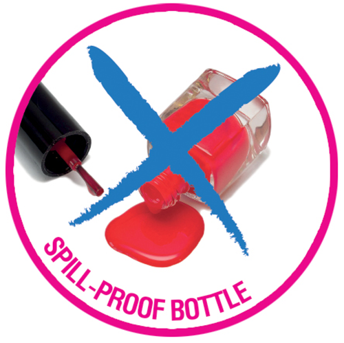 LUKKY Peel-off nail polish, assortment of 12
