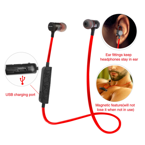 Wireless Headsets In-Ear Neckband Headphones 