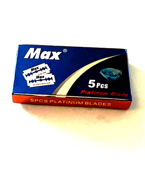 Max Double Edge Platinum Blades Barber Barber Hair Removal Shaving Sharp