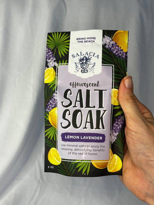 Lemon Lavender Effervescent Salt Soak