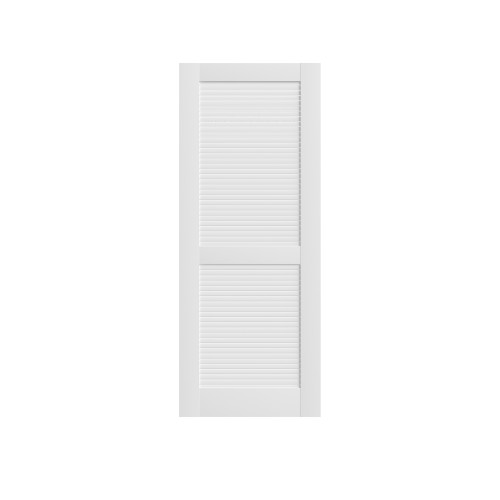 80" White Wood Slab Door