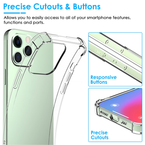 Shockproof Clear Phone Case Soft TPU Transparent 