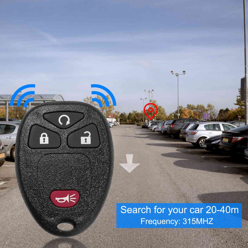 2 Keyless Entry Car Key Remote Key Fob Case
