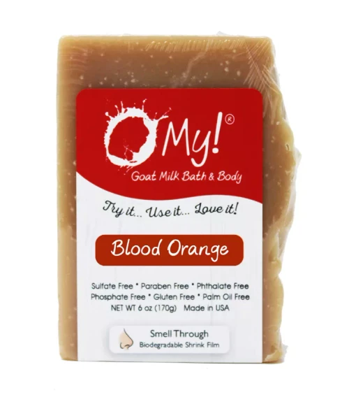 O My! Goat Milk Soap Bar - Made with Farm-Fresh Goat Milk - Moisturizes skin with Natural Alpha Hydroxy Acids in Goat Milk - Free of Parabens & More - Leaping Bunny Certified - Handcrafted US