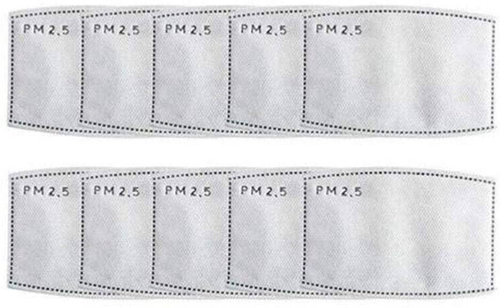 Mask Filters Activated Carbon 2.5PM Filters for Face Masks