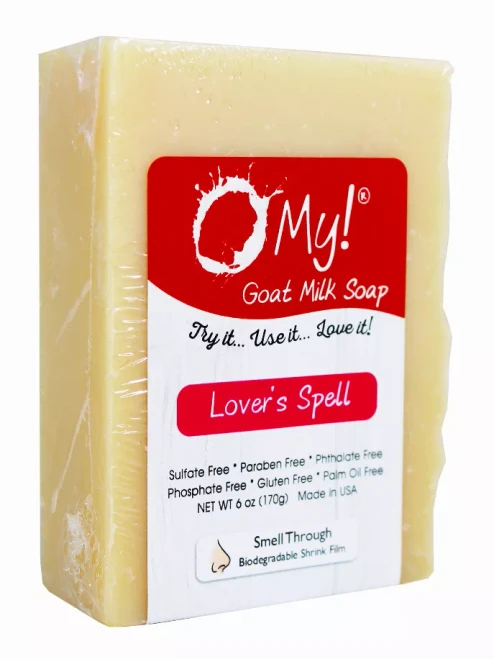 O My! Goat Milk Soap Bar - Made with Farm-Fresh Goat Milk - Moisturizes skin with Natural Alpha Hydroxy Acids in Goat Milk - Free of Parabens & More - Leaping Bunny Certified - Handcrafted US