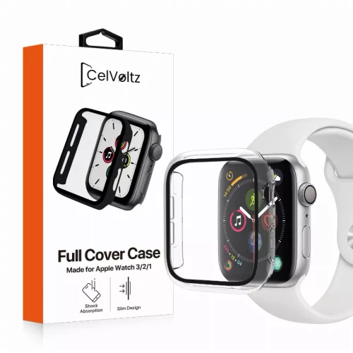 For Apple Watch 6 5 4 3 2 Se Cover Case + Screen Protector 38/40/41/42/44Mm