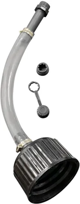 Gas Can Spout Replacement - Gas Can - Racing Fuels Deluxe Filler Hose with cap and vent. Fits VP Racing, Pit Posse, Space Saver, Jazz, Jegs and Scribner 