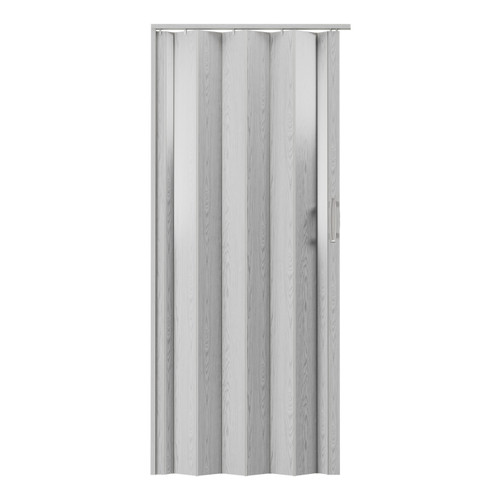 80" Gray PVC Accordion Door