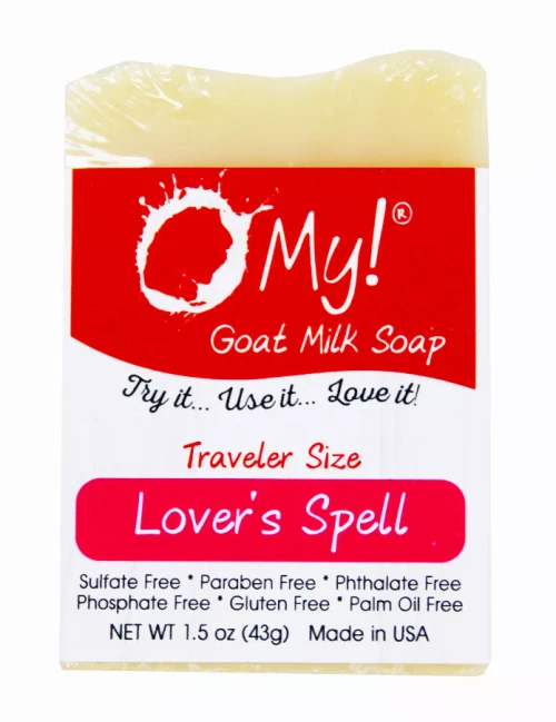 O My! Goat Milk Soap Bar - Made with Farm-Fresh Goat Milk - Moisturizes skin with Natural Alpha Hydroxy Acids in Goat Milk - Free of Parabens & More - Leaping Bunny Certified - Handcrafted US