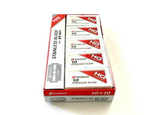  of Dorco Brand Double Edge Razor Blades Stainless Steel