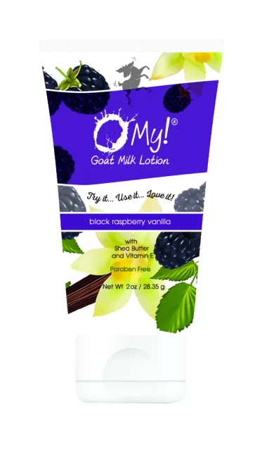 O My! Goat Milk Lotion - Made with Farm-Fresh Goat Milk - Free of Parabens & More - Shea Butter and Vitamin E - Leaping Bunny Certified - Handcrafted in USA