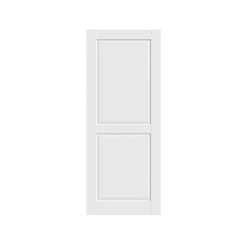 80" White Wood Slab Door