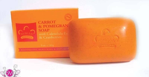 Carrot & Pomegranate Soap 5 Oz.
