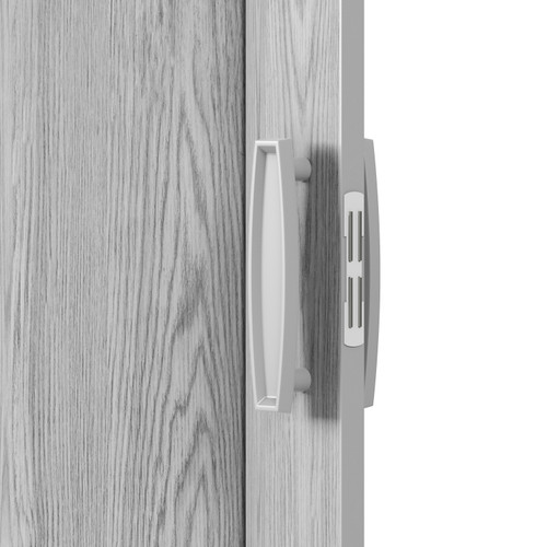 80" Gray PVC Accordion Door