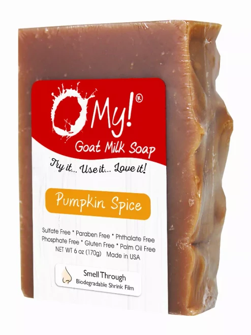 O My! Goat Milk Soap Bar - Made with Farm-Fresh Goat Milk - Moisturizes skin with Natural Alpha Hydroxy Acids in Goat Milk - Free of Parabens & More - Leaping Bunny Certified - Handcrafted US