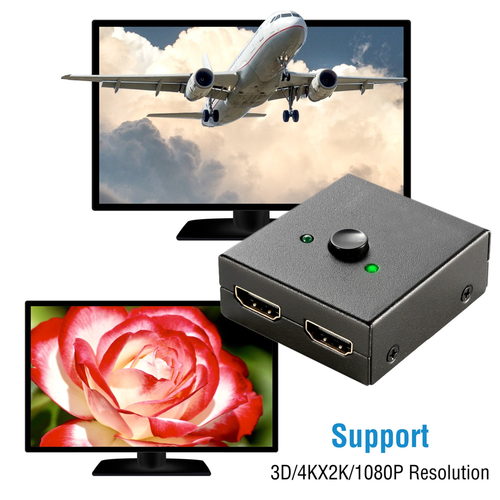 HD IN & HD OUT Bi-directional Switch Adapter