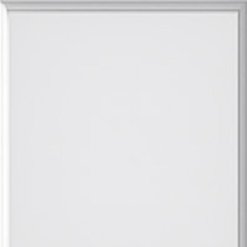 80" White Glass French Doors