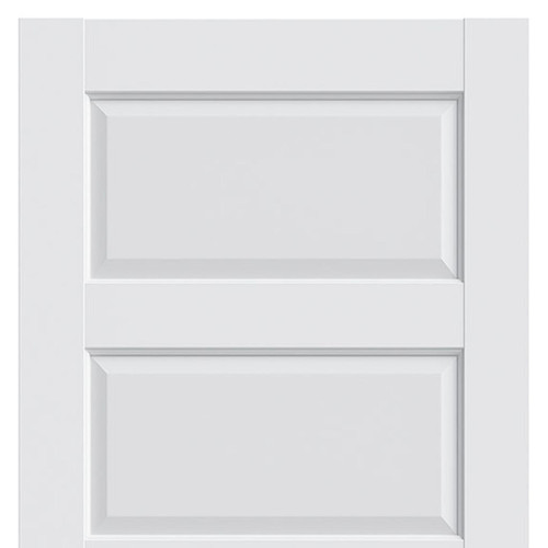 80" White Wood Slab Door