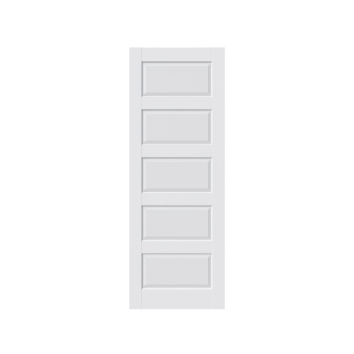 80" White Wood Slab Door