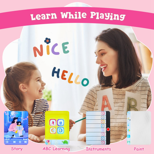 Kids Toy Smartphone Dual Camera Phone Touchscreen Learning Toy 