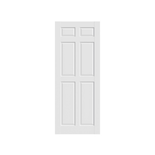 80" White Wood Slab Door