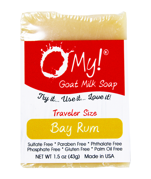 O My! Goat Milk Soap Bar - Made with Farm-Fresh Goat Milk - Moisturizes skin with Natural Alpha Hydroxy Acids in Goat Milk - Free of Parabens & More - Leaping Bunny Certified - Handcrafted US