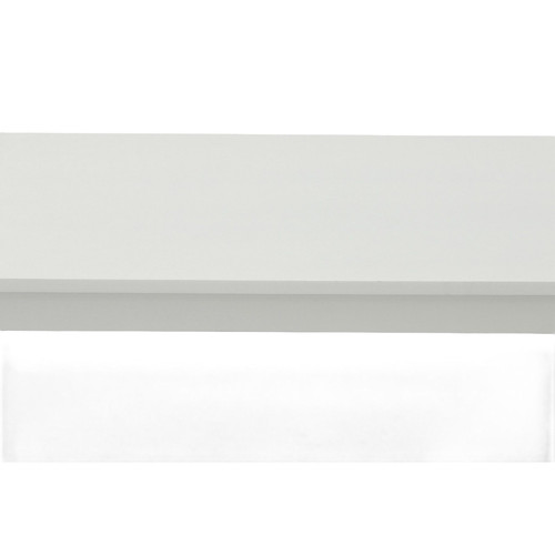 48" White Solid Wood Rectangular Bar Table