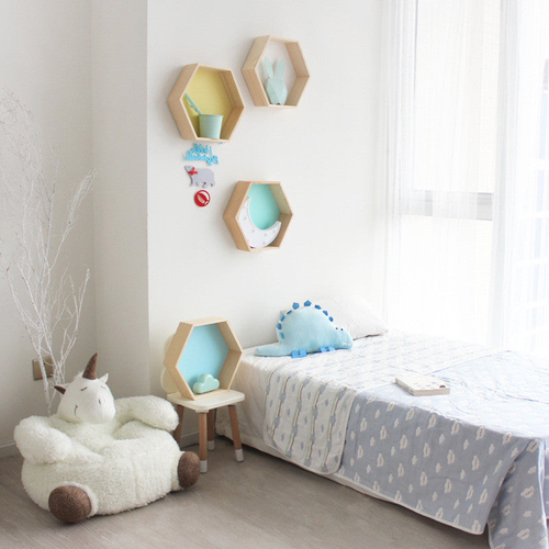 Hexagonal Wall Shelf