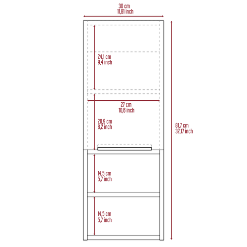 Nashua 2 Piece Bathroom Set, Linen Cabinet