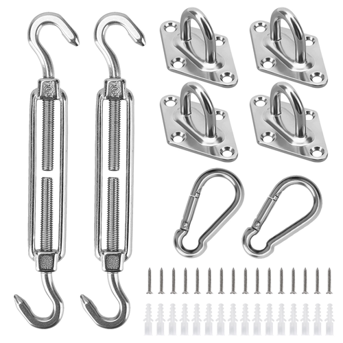 Sun Shade Sail Hardware Kit Stainless Steel Canopy