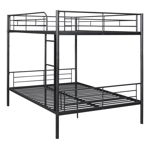 Black Full Over Full Iron Bunk Bed