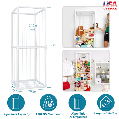 Stuffed Animal Storage PVC Plush Organizer