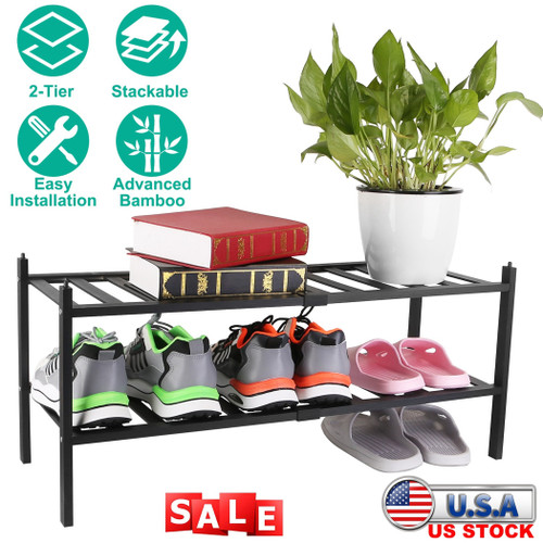 Bamboo Shoe Rack 