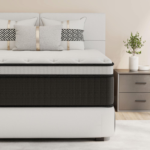 12" Queen Memory Foam Hybrid Mattress