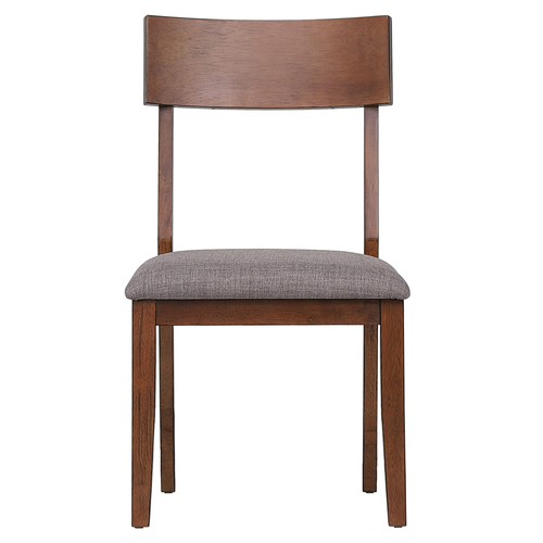 Sunset Trading Mid Century Dining Chair | Padded Performance Fabric Seat | Set of 2