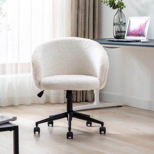 Desk Chair Faux Fur Task Chair