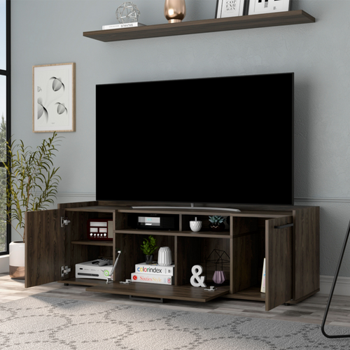 Lyon Tv Stand for TVs up to 55, One Cabinet, Double Door