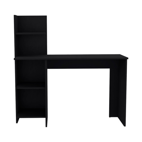 47" Black Wood Writing Desk