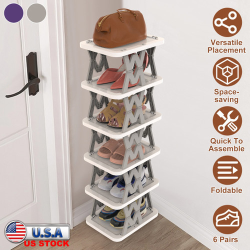 6 Tier Foldable Shoe Rack 