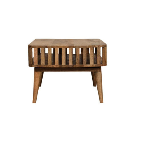 33" Oak Solid Wood Coffee Table
