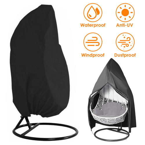 75in x 45in Patio Hanging Egg Chair Cover 